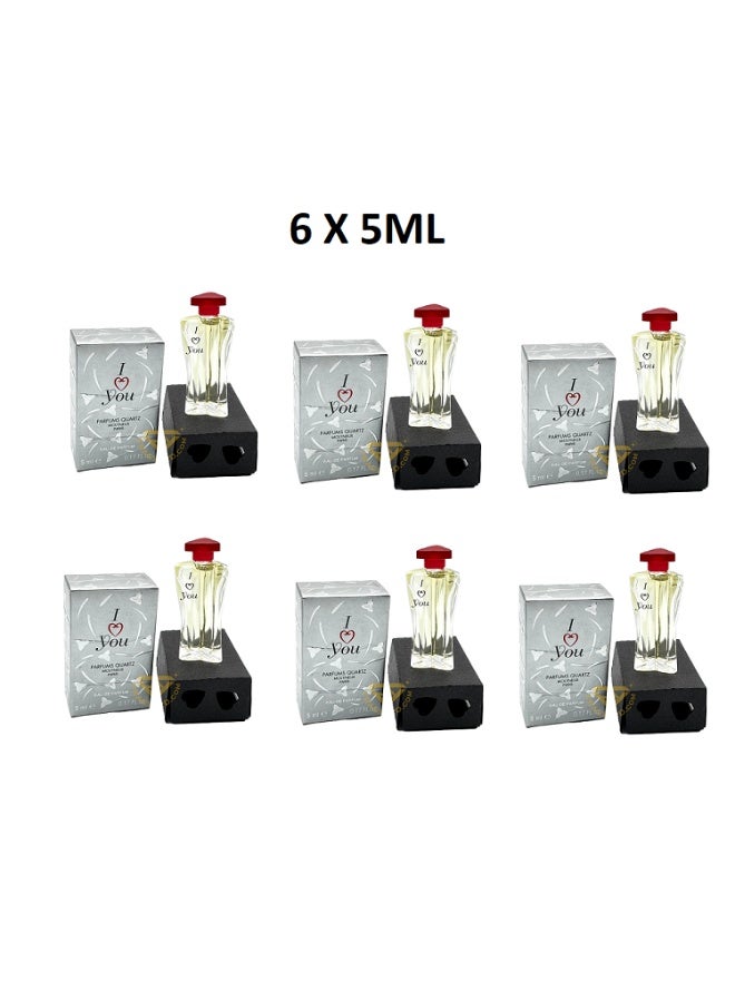 I Love You By Parfums Quartz Molyneux 6X 5Ml
